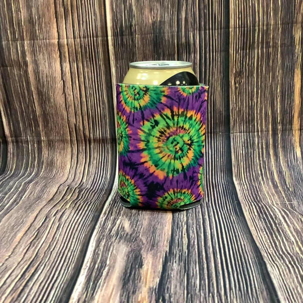 The Swanky Blossom Regular Can Cooler, Tie Dye