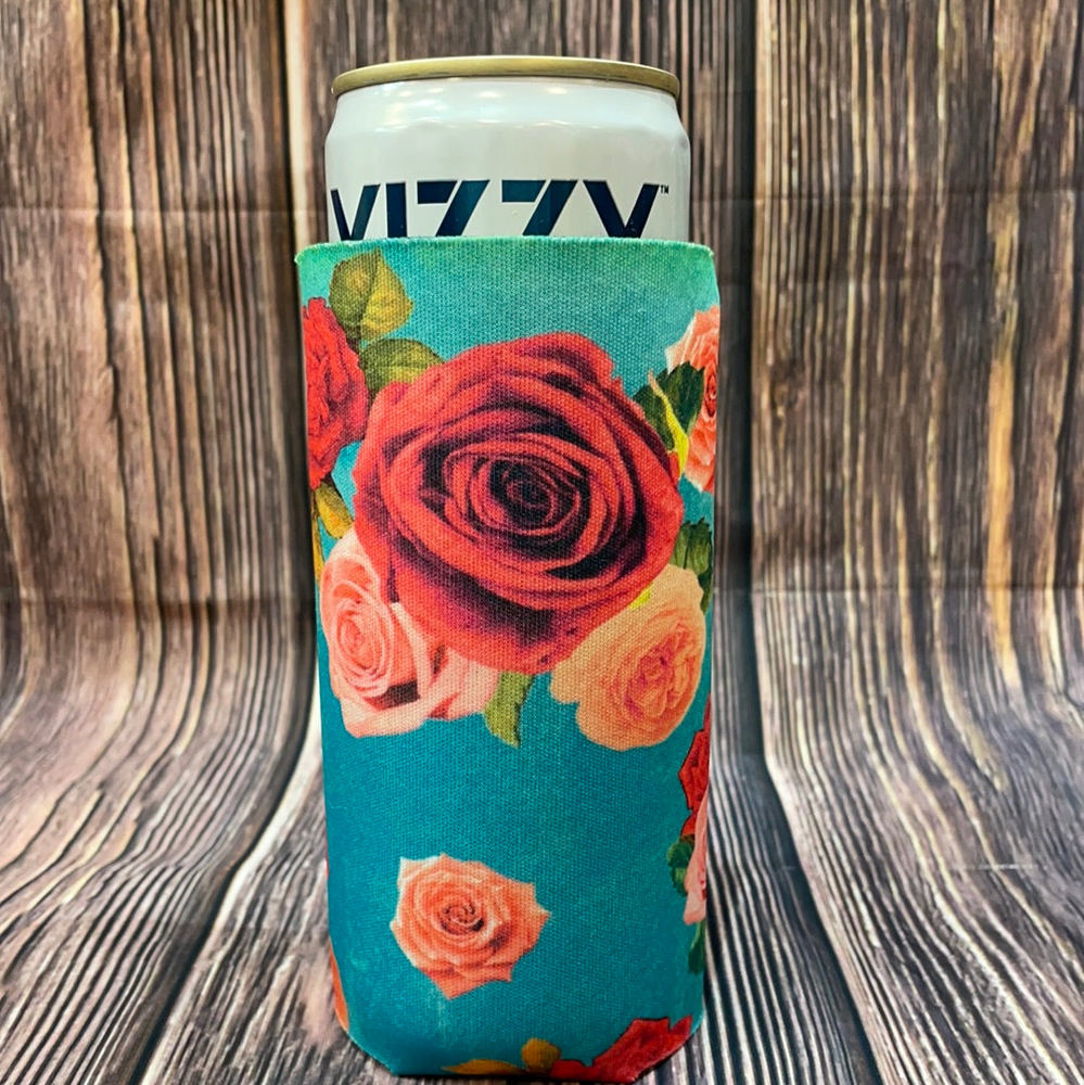 The Swanky Blossom Slim Can Cooler, Floral