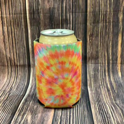 The Swanky Blossom Regular Can Cooler, Tie Dye