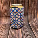  The Swanky Blossom Regular Can Cooler, Blue