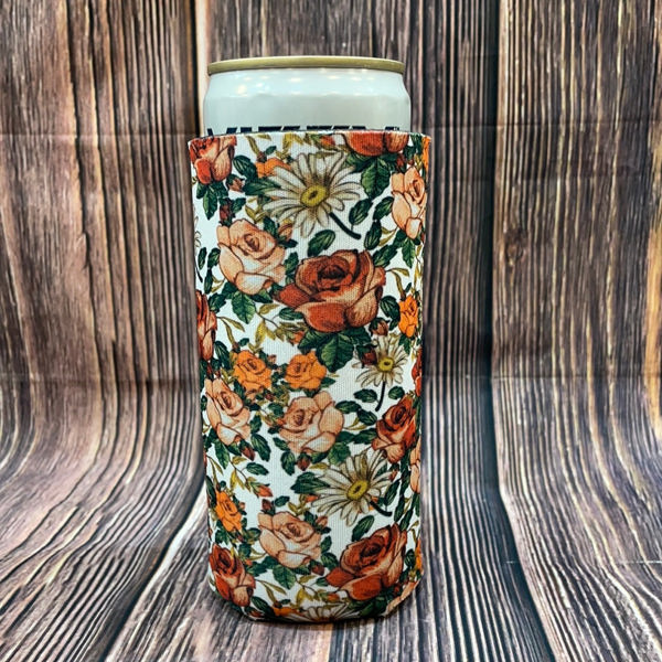 The Swanky Blossom Slim Can Cooler, Floral