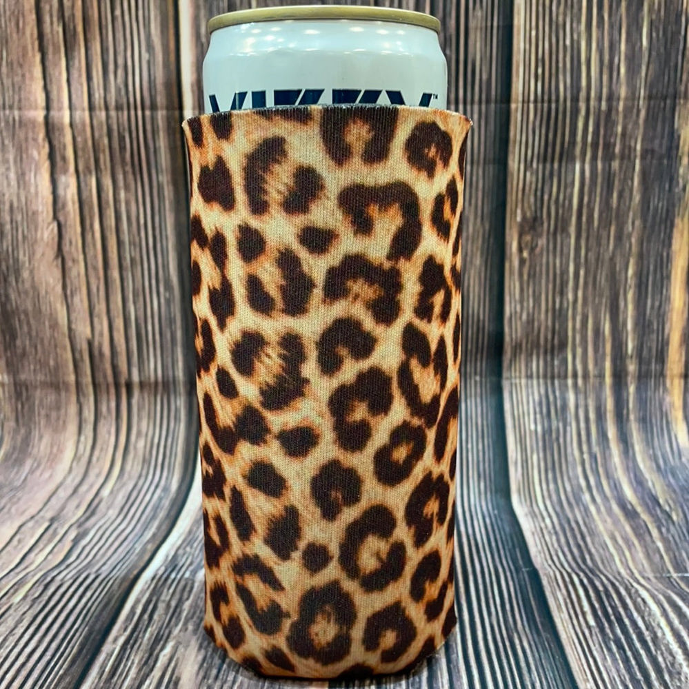 The Swanky Blossom Slim Can Cooler, Darling leopard