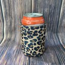  The Swanky Blossom Regular Can Cooler, Leopard