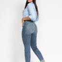  Judy Blue High Waist Bleach Splash Boyfriend Denim 82346 - Plus