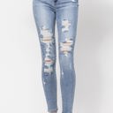  Judy Blue High Waist Skinny Bleached Splash Denim 82293