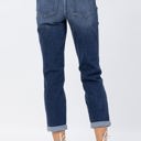  Judy Blue Mid Rise Cuffed Boyfriend Denim 82368 - Plus