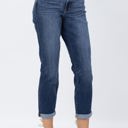  Judy Blue Mid Rise Cuffed Boyfriend Denim 82368 - Plus