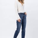  Judy Blue Mid Rise Cuffed Boyfriend Denim 82368 - Plus