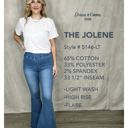  Southern Grace The Jolene High Rise Light Wash Flare Denim