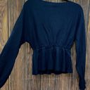  Southern Grace Beyond the Blue Horizon Long Sleeve Top, Navy