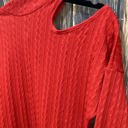  Southern Grace Off the Shoulder Sweater, Red