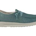  Gypsy Jazz Kid's "Lil Holly Glitter" Turquoise Slip-on Shoes