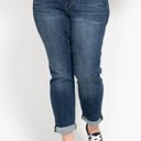  Judy Blue Basic Mid-Rise Cuffed Slim Denim 82428 - Plus