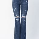  Judy Blue Mid Rise Button Fly Flare Denim 82430