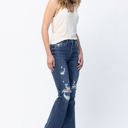  Judy Blue Mid Rise Button Fly Flare Denim 82430