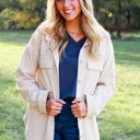  Southern Grace Casual Magic Shacket, Beige