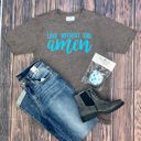  Texas True Threads "Love without end, Amen" Tee, Charcoal 