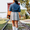  Southern Grace Rodeo Ready Fringe Skirt