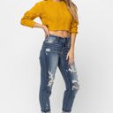  Judy Blue Mid-Rise Cuffed Destroyed Boyfriend Denim 82427 - Plus