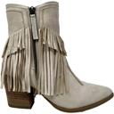  Very G "Dunes" Cream Bootie with Fringe