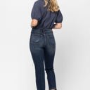  Judy Blue Mid Rise Crop Leg Straight Denim 88517