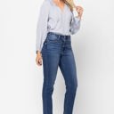  Judy Blue High Waist Front Yoke Slim Fit Denim 82329 - Plus