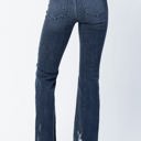  Judy Blue Mid Rise Contrast Destroy Slim Bootcut Denim 82426