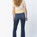  Judy Blue Mid Rise Contrast Destroy Slim Bootcut Denim 82426