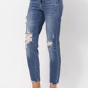  Judy Blue High Waist Destroyed Relaxed Fit Denim 82306 - Plus