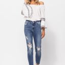  Judy Blue High Waist Destroyed Relaxed Fit Denim 82306 - Plus