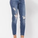  Judy Blue High Waist Destroyed Relaxed Fit Denim 82306