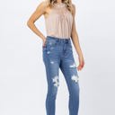  Judy Blue High Waist Skinny Lemon Patch Denim 88233