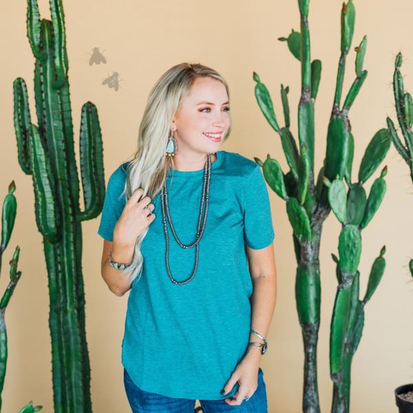 2 Fly The Basic Short Sleeve Top, Teal