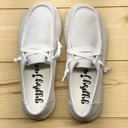  Gypsy Jazz "Match Me" White Slip-on Shoes