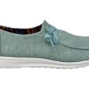  Gypsy Jazz "Holly 5" Turquoise Slip-on Shoes