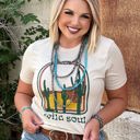  Texas True Threads "Wild Soul" Tee, Heather Dust 