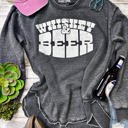  Texas True Threads "Beer & Whiskey" Sweatshirt, Gray