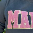  Texas True Threads "Mama" Chenille Applique Sweatshirt, Charcoal