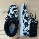  Gypsy Jazz "Ozone" Black & White Slip-on Shoes