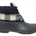  Gypsy Jazz "Slush" Black & White Plaid Boots