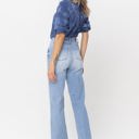  Judy Blue High Waist W/ Pocket Details Wide Leg Denim 88619