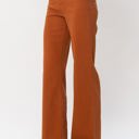  Judy Blue High Waist Auburn Orange Garment Dyed Wide Leg Denim 88498