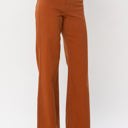  Judy Blue High Waist Auburn Orange Garment Dyed Wide Leg Denim 88498