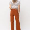  Judy Blue High Waist Auburn Orange Garment Dyed Wide Leg Denim 88498