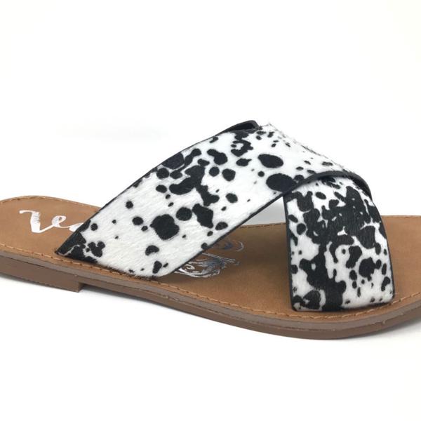 Very G "Seaside" Black & White Sandal