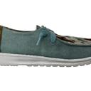  Gypsy Jazz "Mooma Tooled" Turquoise Slip-on Shoes