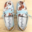  Gypsy Jazz "Mooma Tooled" Turquoise Slip-on Shoes