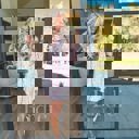  Birdie Sleep Dress Light Pink in Spring Flowers