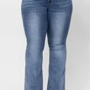  Judy Blue Mid Rise Trouser Flare Denim 82163