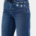  Judy Blue High Waist Medium Destroyed Pocket Wide Leg Denim 82497